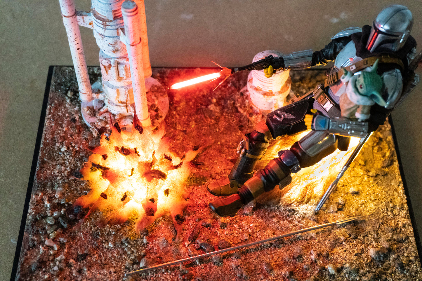 The Mandalorian Star wars Diorama
