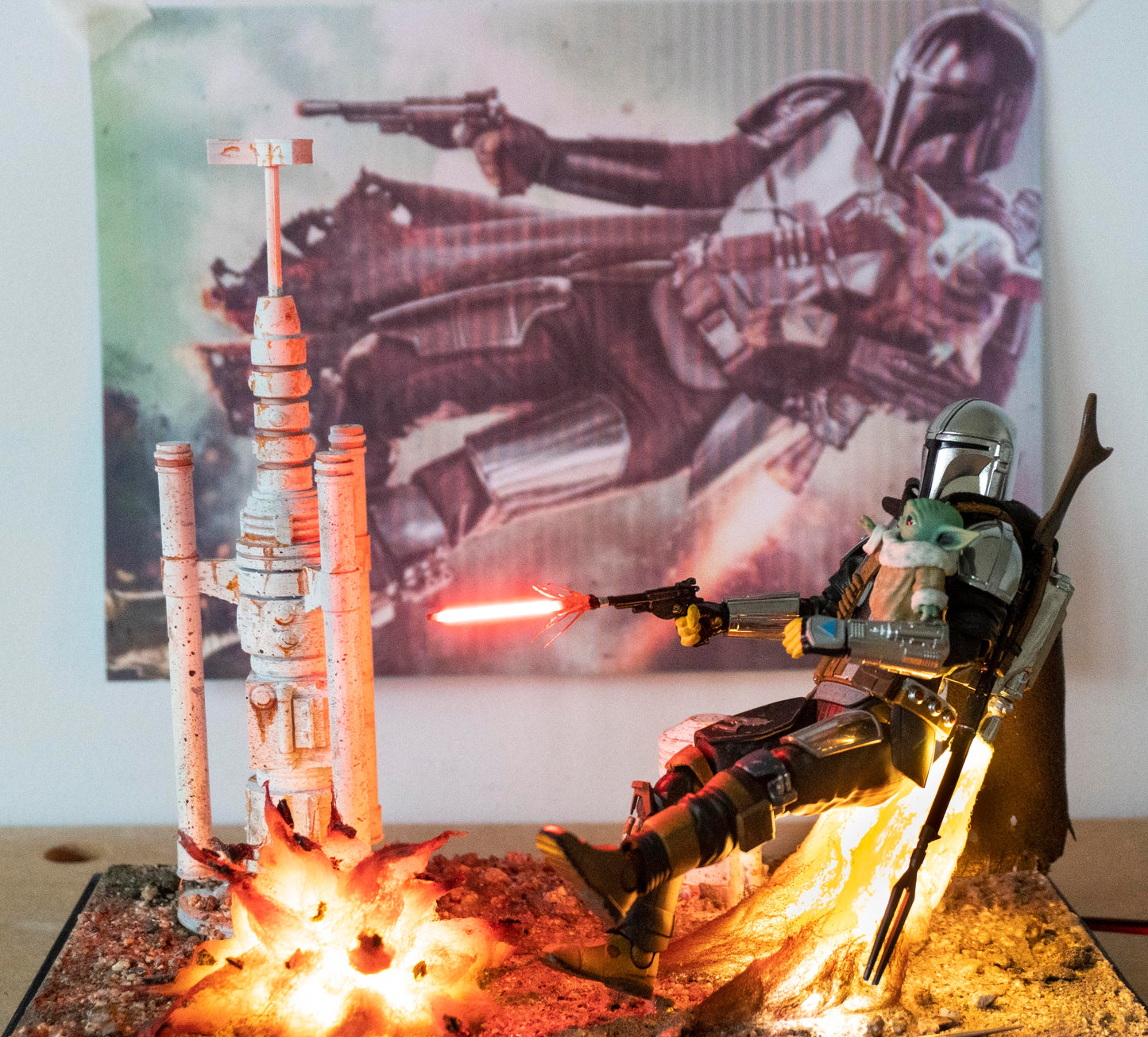 The Mandalorian Star wars Diorama