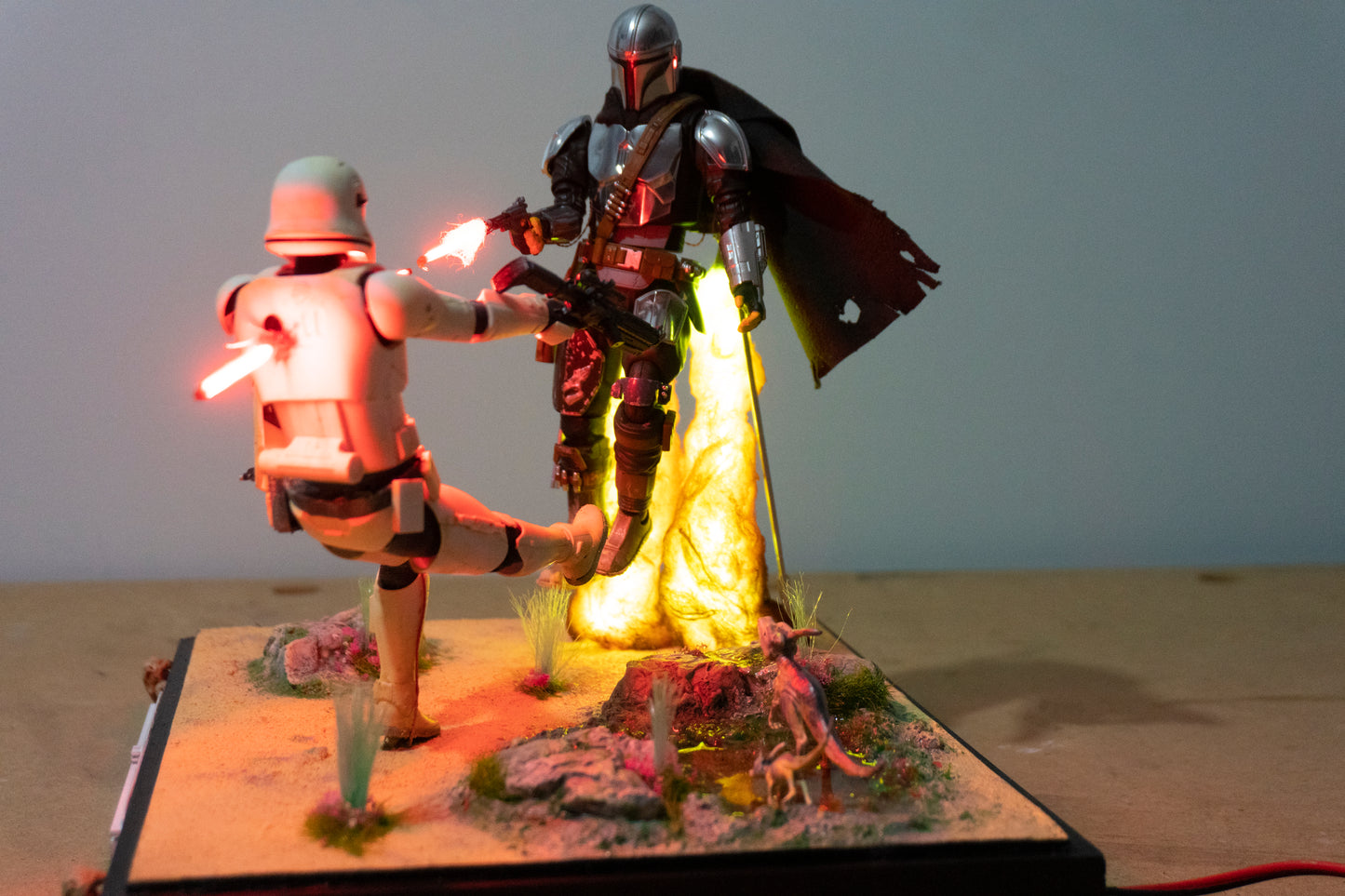 The Mandalorian Star wars Diorama