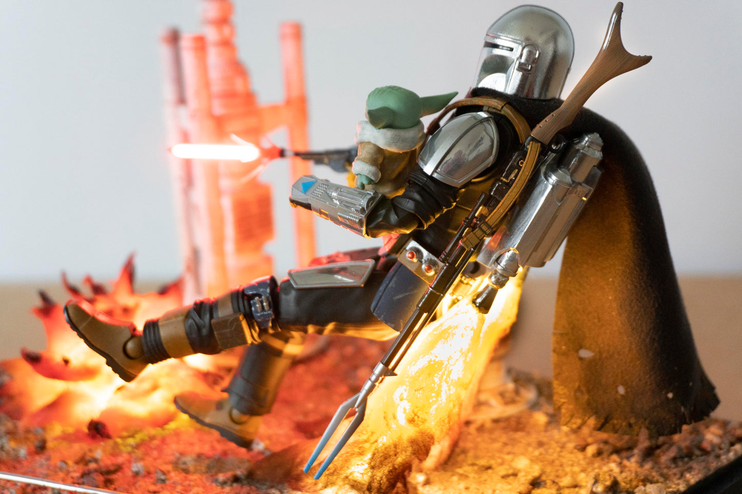 The Mandalorian Star wars Diorama