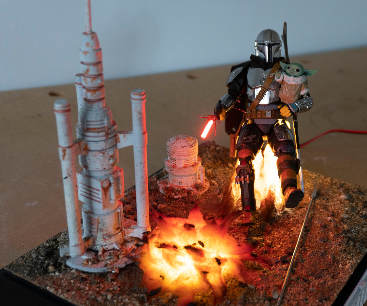 The Mandalorian Star wars Diorama
