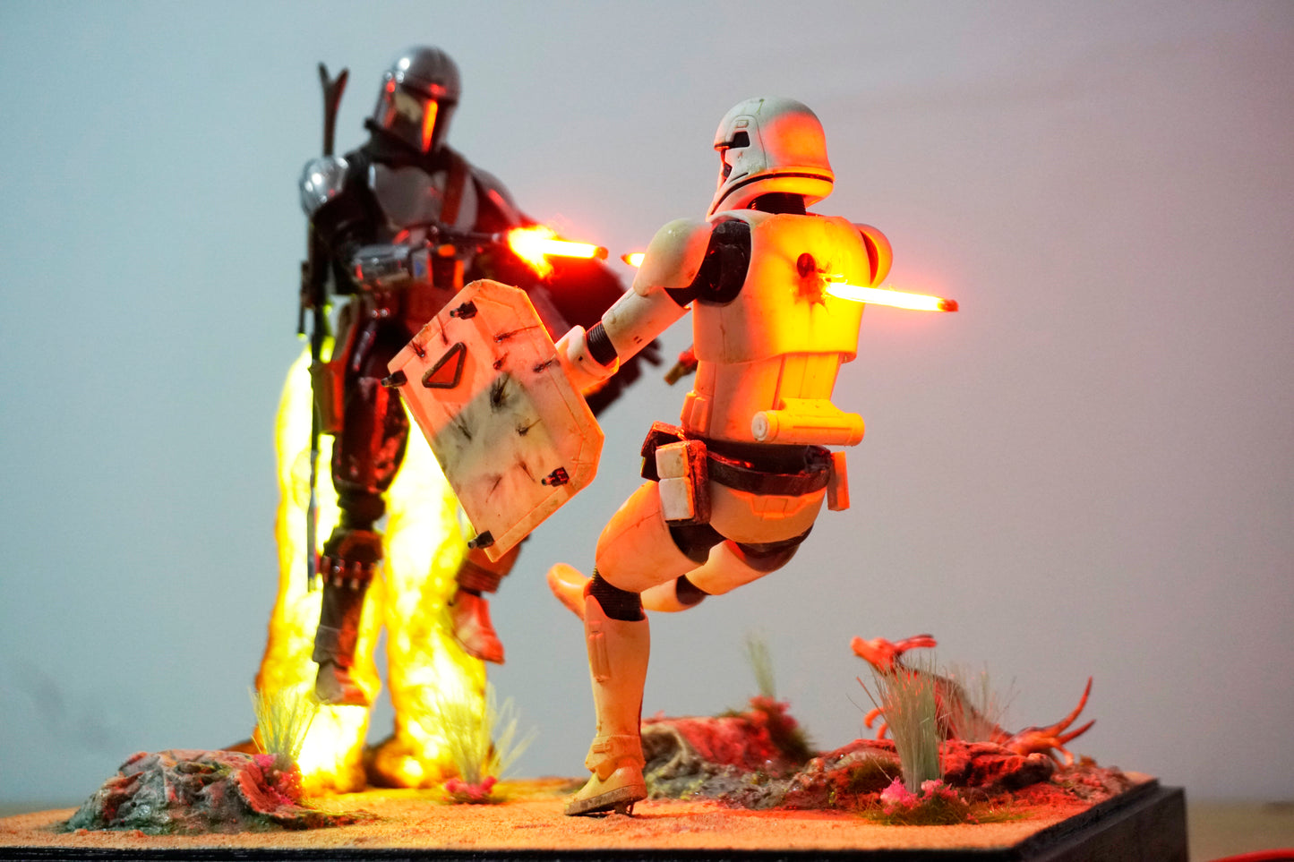 The Mandalorian Star wars Diorama