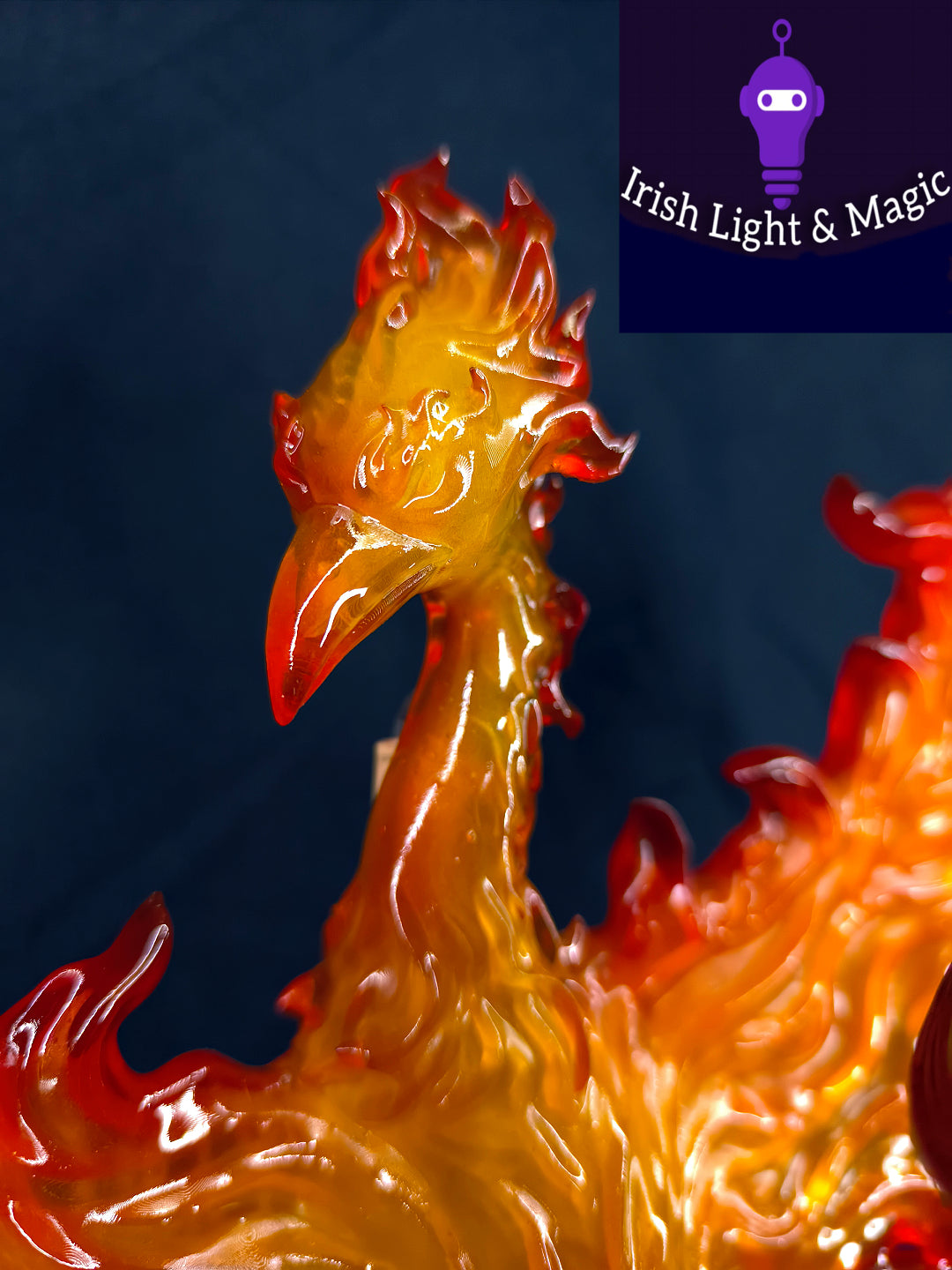 Jean Grey Dark Phoenix statue X-Men with lighted base
