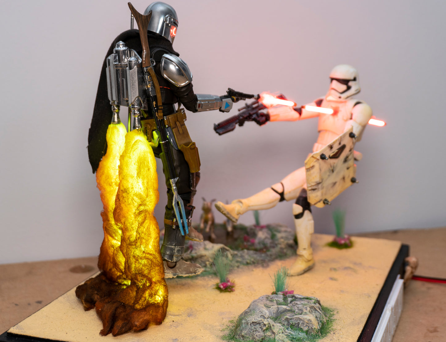 The Mandalorian Star wars Diorama