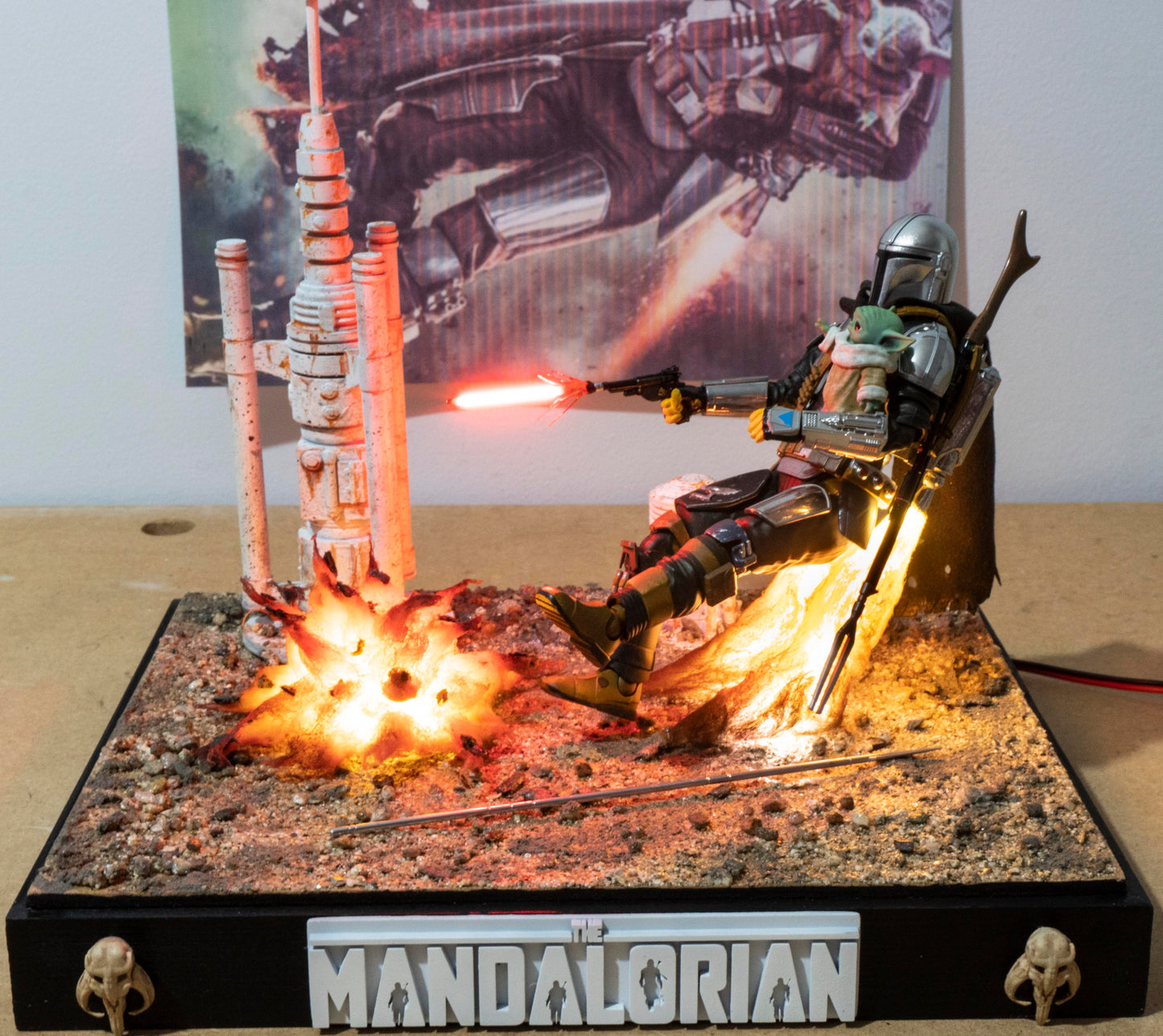 The Mandalorian Star wars Diorama