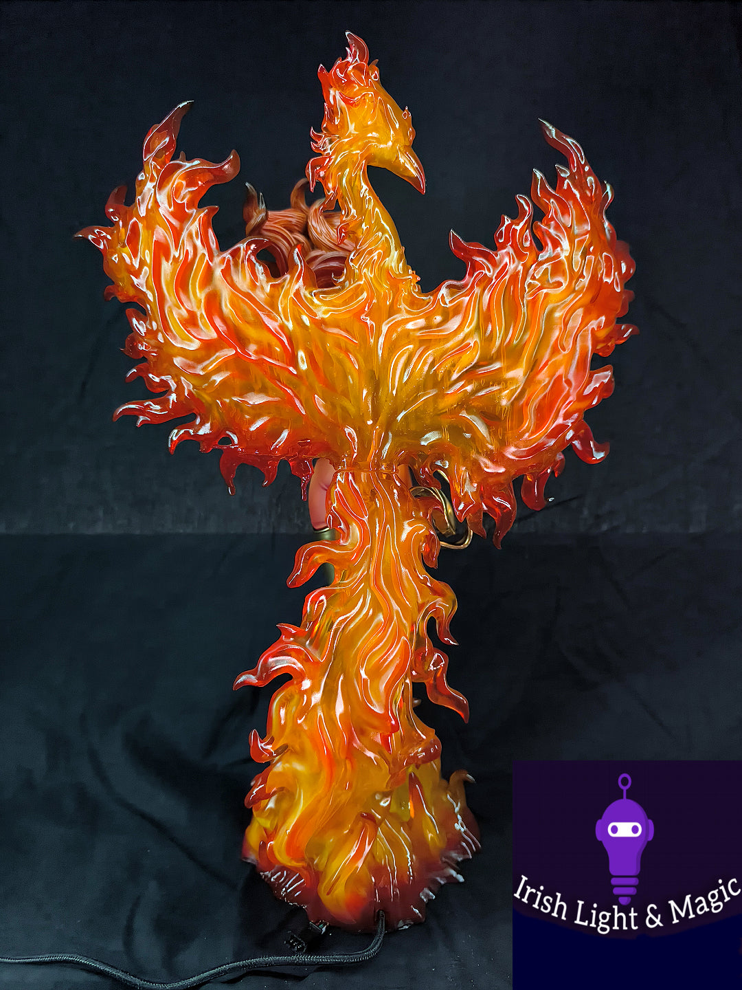 Jean Grey Dark Phoenix statue X-Men with lighted base
