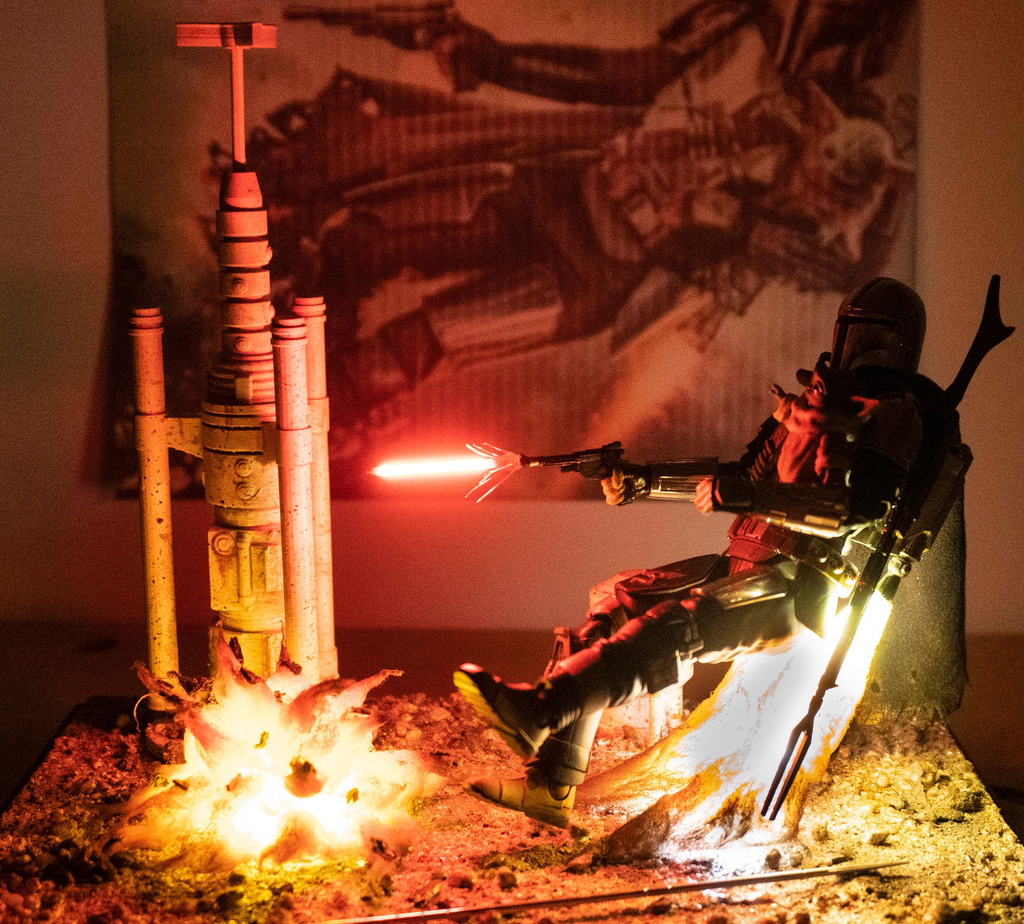 The Mandalorian Star wars Diorama