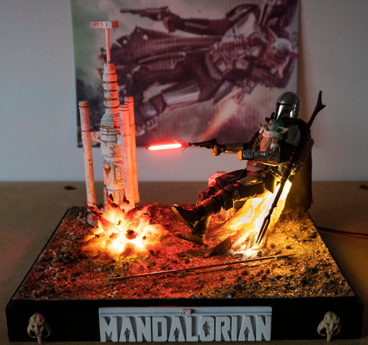 The Mandalorian Star wars Diorama