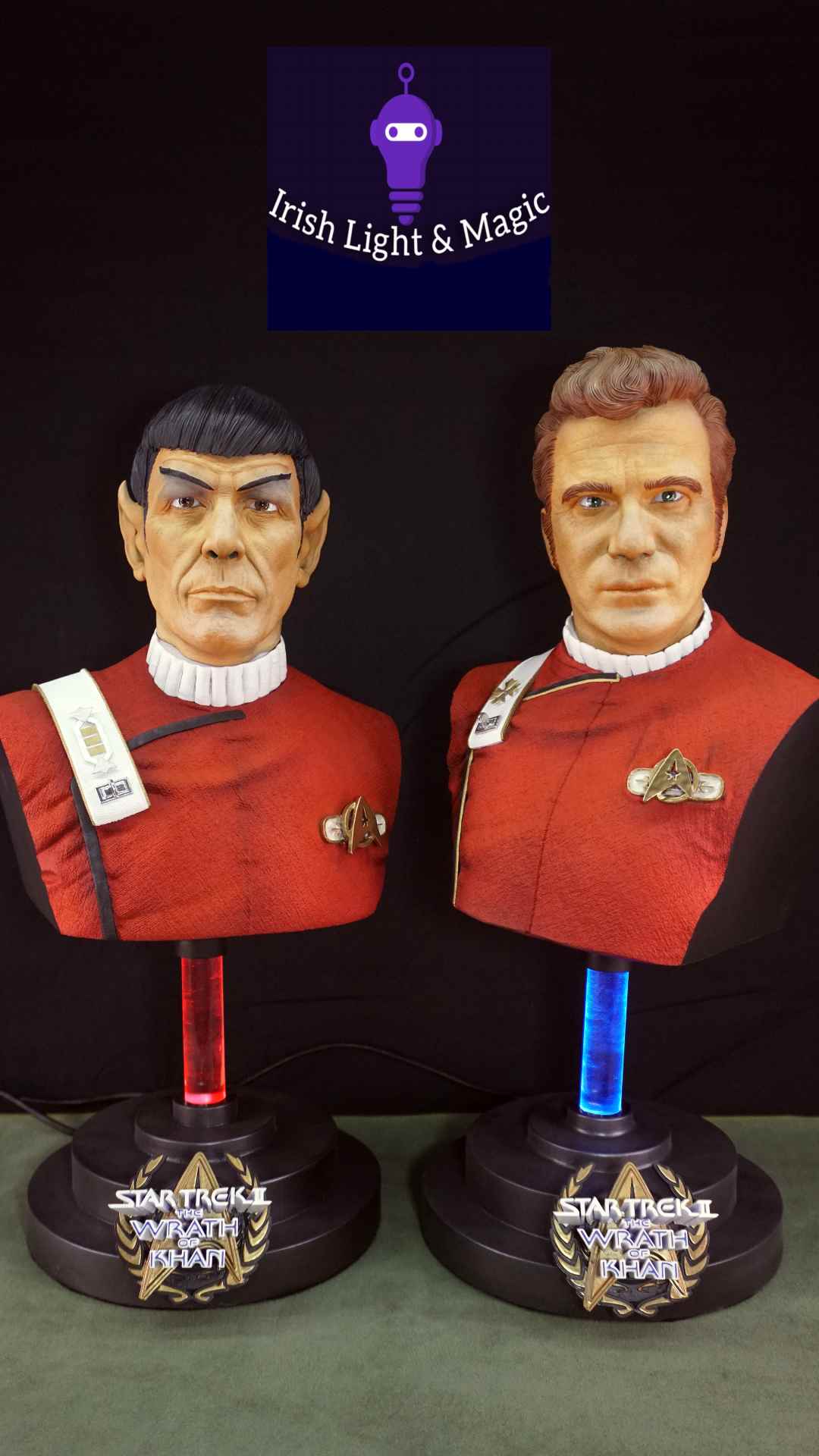 Kirk and Spock Bust Star Trek 1/2 Scale