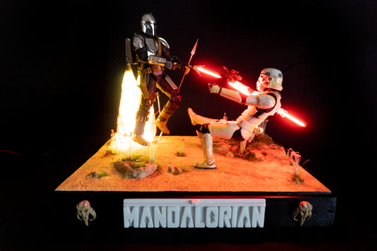 The Mandalorian Star wars Diorama