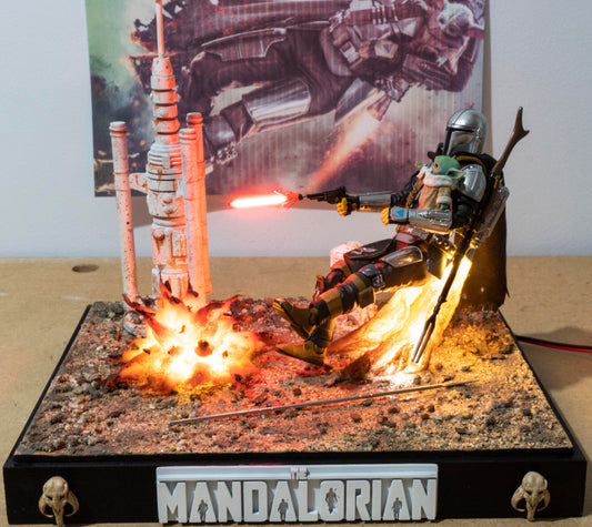 The Mandalorian Star wars Diorama