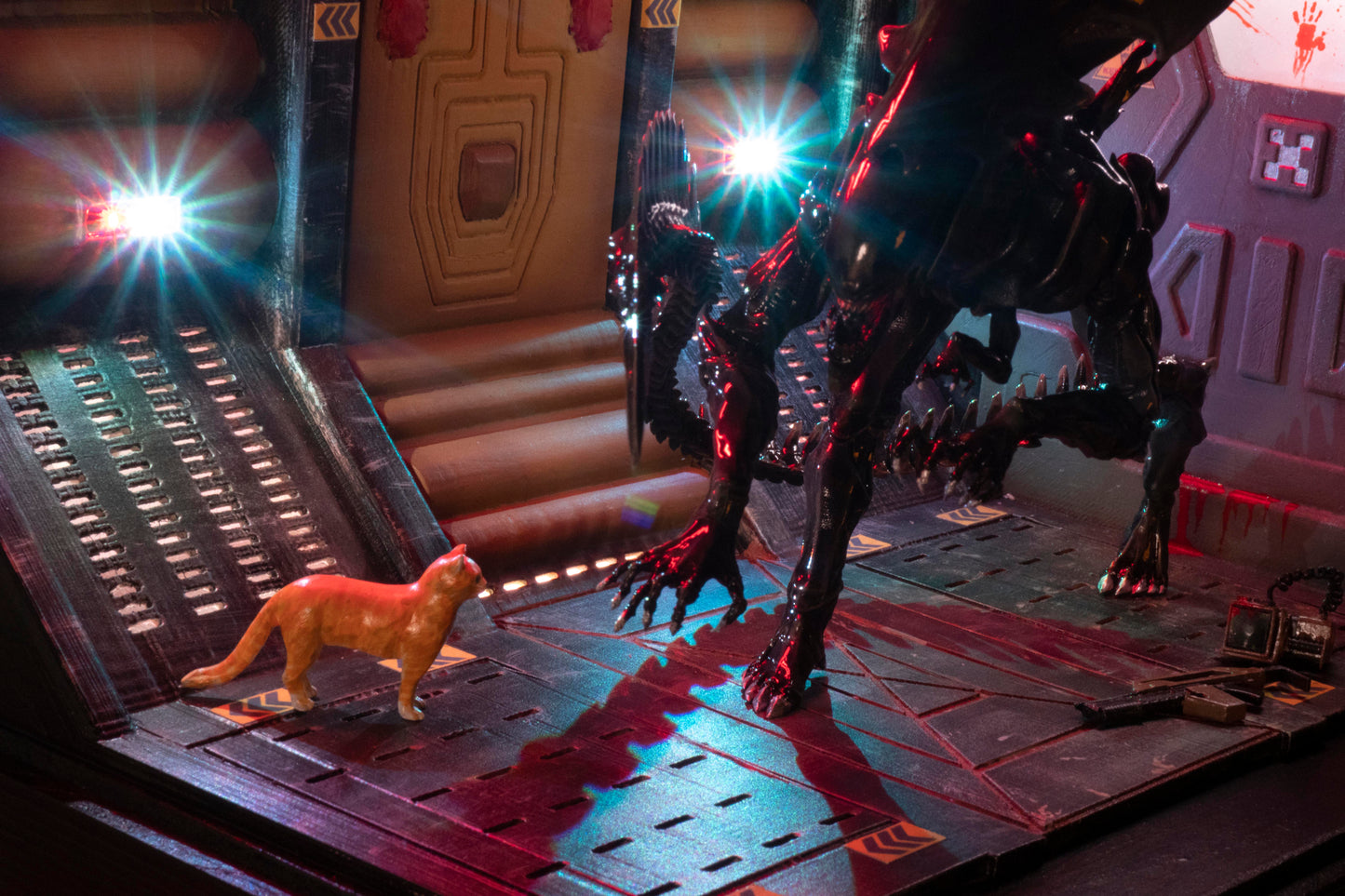 Aliens diorama Alien Queen diorama