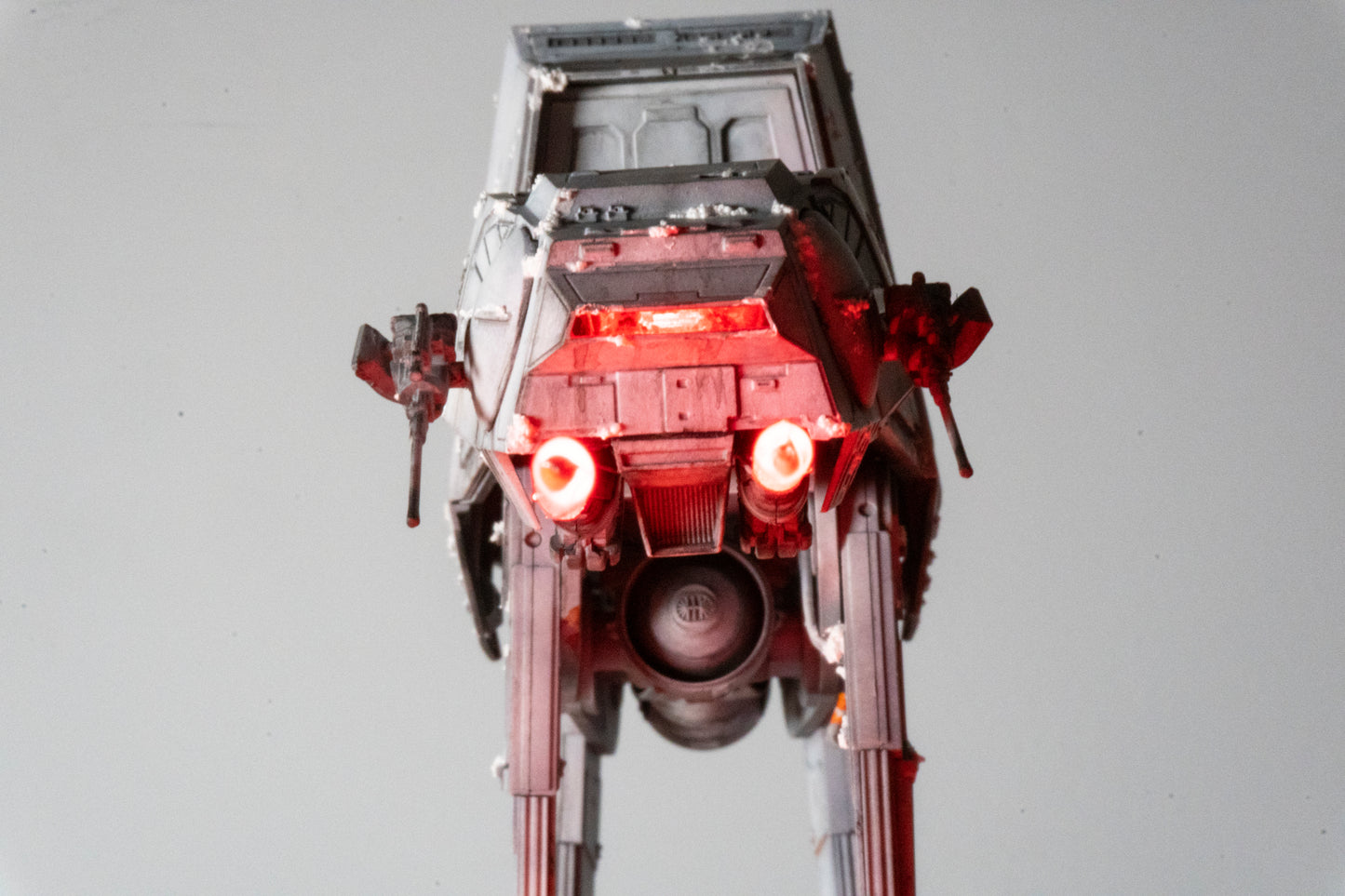Star Wars AT-AT Battle of Hoth Diorama Custom built with Case