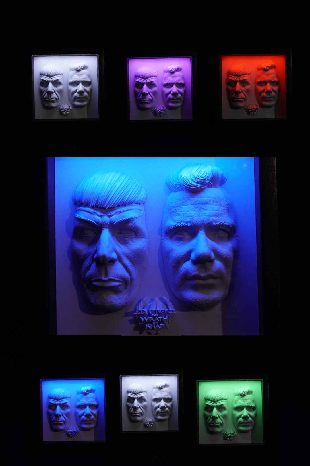 Star Trek Full size Kirk and Spock realistic lighted frame