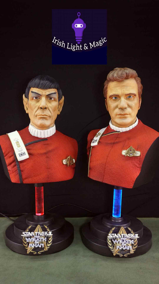 Kirk and Spock Bust Star Trek 1/2 Scale